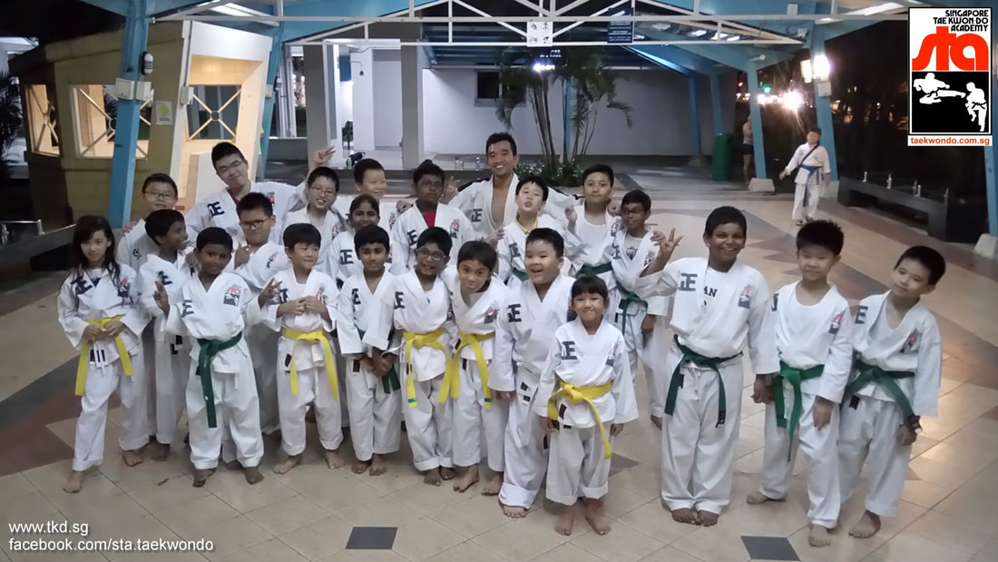 STA Boon Lay H RC Junior Belt Class Singapore Taekwondo Academy Senior Instructor Darren Huan