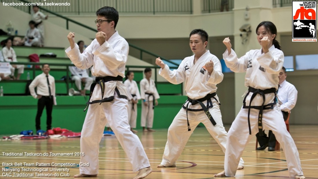 Gold Black Belt Team Ya Lei Adeline Wang Gao Yi Tian Nanyang Technological University Singapore Taekwondo Academy